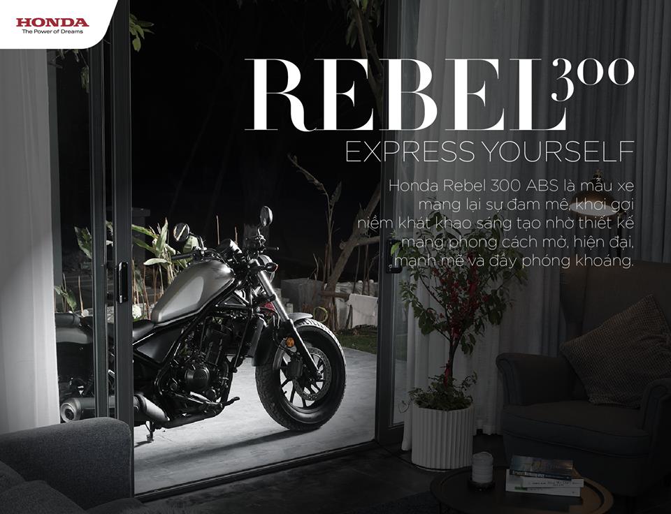 Honda Rebel 300 ABS: KHƠI DẬY MỌI ĐAM MÊ