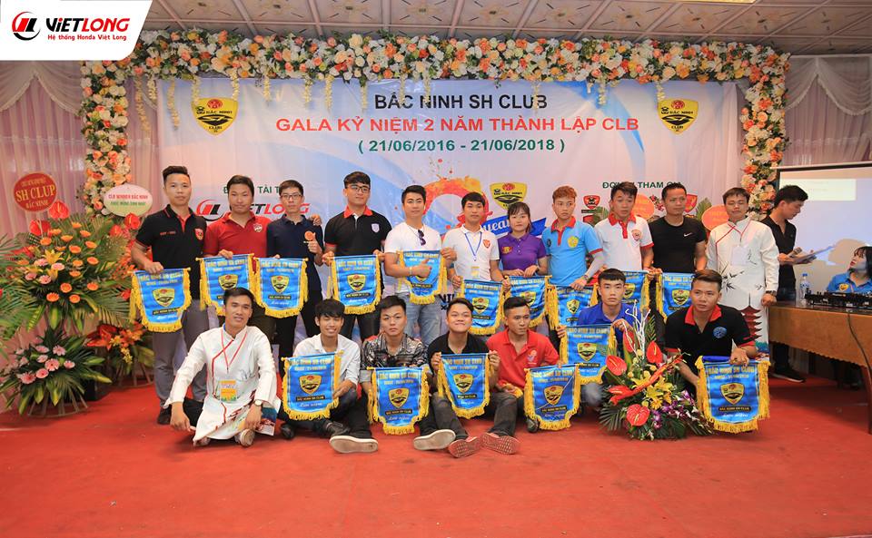 “GALA KỶ NIỆM 2 NĂM THÀNH LẬP BẮC NINH SH CLUB”