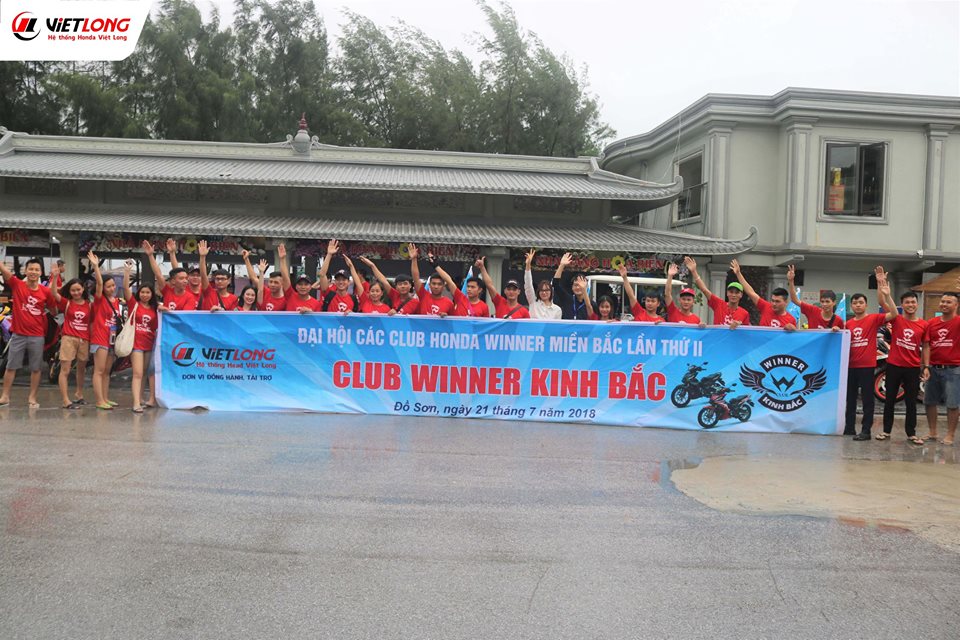 Ngày 21/07/2018 vừa qua, đại hội các câu lạc bộ Club Honda WINNER miền BẮC lần thứ 2 đã có dịp tụ hội tại bãi biển ĐỒ SƠN – TP Hải Phòng