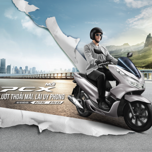 Honda Việt Nam giới thiệu PCX hoàn toàn mới – Lướt thoải mái, lái uy phong!