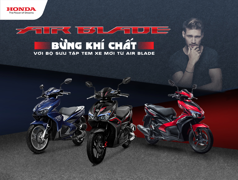 Bừng Khí Chất – Thêm Mạnh Mẽ Với Phiên Bản Honda Air Blade 125cc Mới!