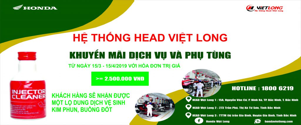 Khuyến Mãi Dịch Vụ và Phụ Tùng