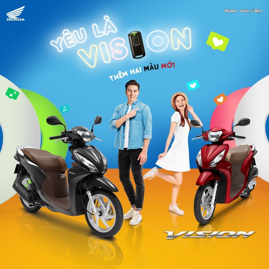 Honda VISION PHIÊN BẢN MỚI: ĐẸP QUÁ ĐI, MAU MAU TRUYỀN THÁI Y!