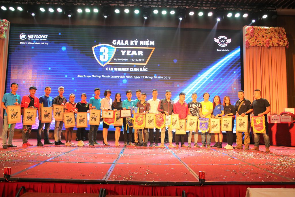 GALA KỶ NIỆM 3 NĂM THÀNH LẬP CLB WINNER KINH BẮC