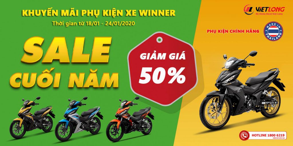 KHUYẾN MÃI PHỤ KIỆN XE WINNER