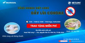 CÙNG HONDA VIỆT LONG ĐẨY LÙI CORONA