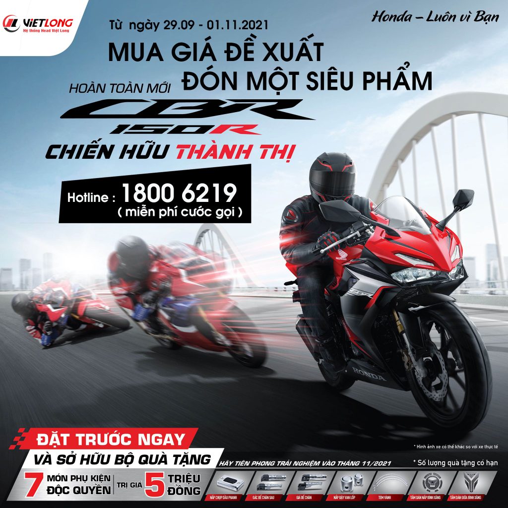 Honda Việt Nam chính thức giới thiệu mẫu xe hoàn toàn mới CBR150R