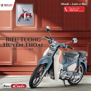 SUPER CUB C125 PHIÊN BẢN MỚI –  “BIỂU TƯỢNG HUYỀN THOẠI” VANG BÓNG MỘT THỜI