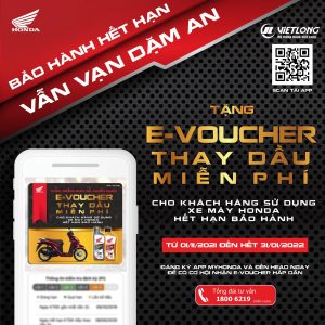 🎁 Chương trình khuyến mại: Tặng E-voucher thay dầu miễn phí 🎁