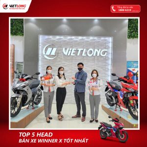 CHÚC MỪNG HỆ THỐNG HEAD VIỆT LONG LỌT “TOP 5 HEAD TĂNG TRƯỞNG BÁN XE WINNER X TỐT NHẤT NỬA ĐẦU KỲ 98”