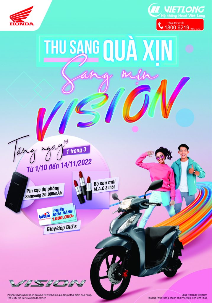 CHƯƠNG TRÌNH KHUYẾN MẠI : THU SANG QUÀ XỊN – SANG MỊN VISION