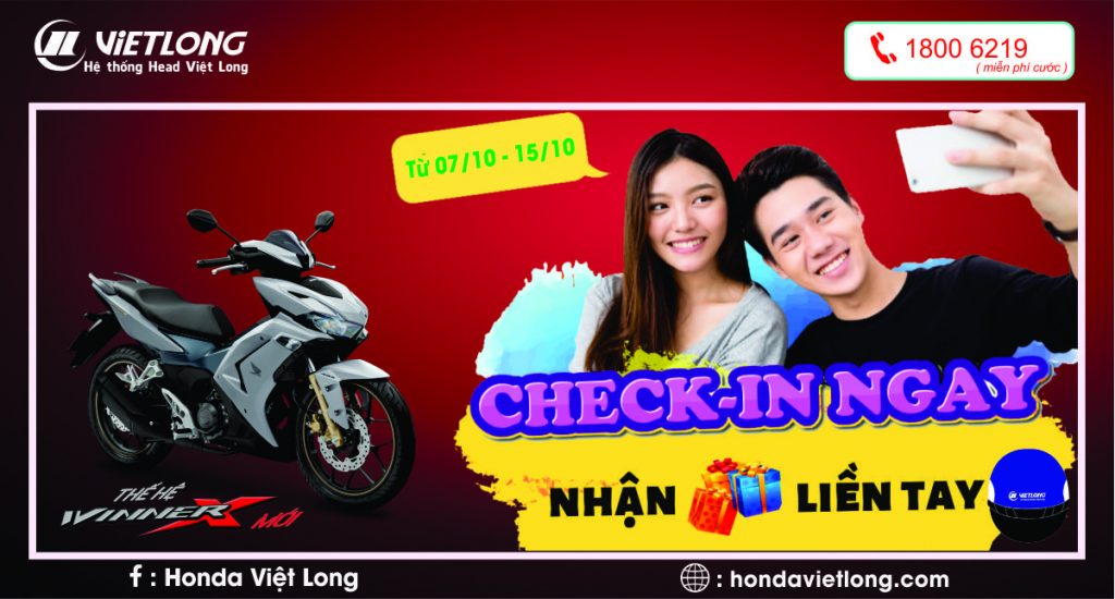 CHƯƠNG TRÌNH CHECK IN TẠI HỆ THỐNG HEAD VIỆT LONG