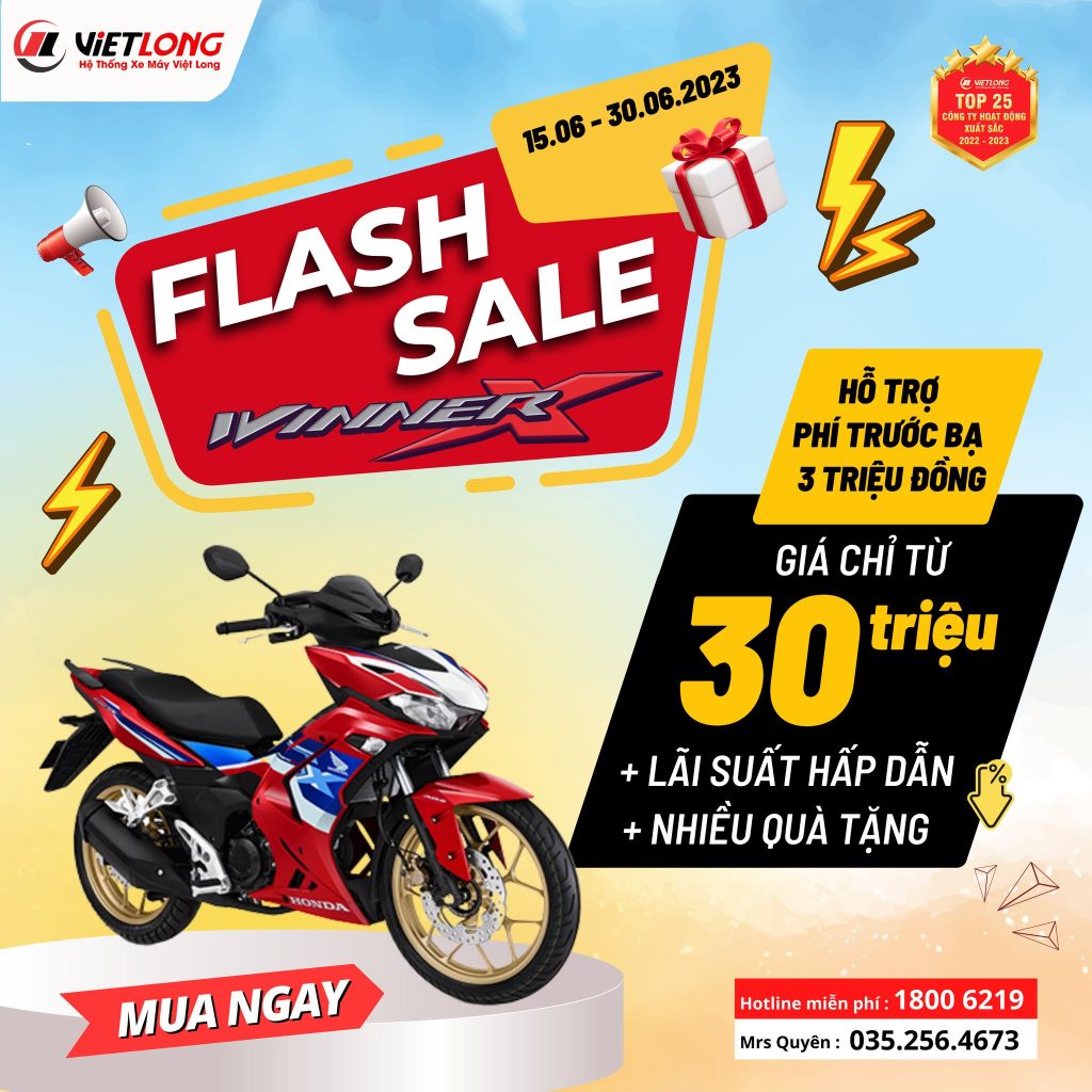 FLASH SALE WINNER X – CHỈ CÓ TẠI VIỆT LONG 