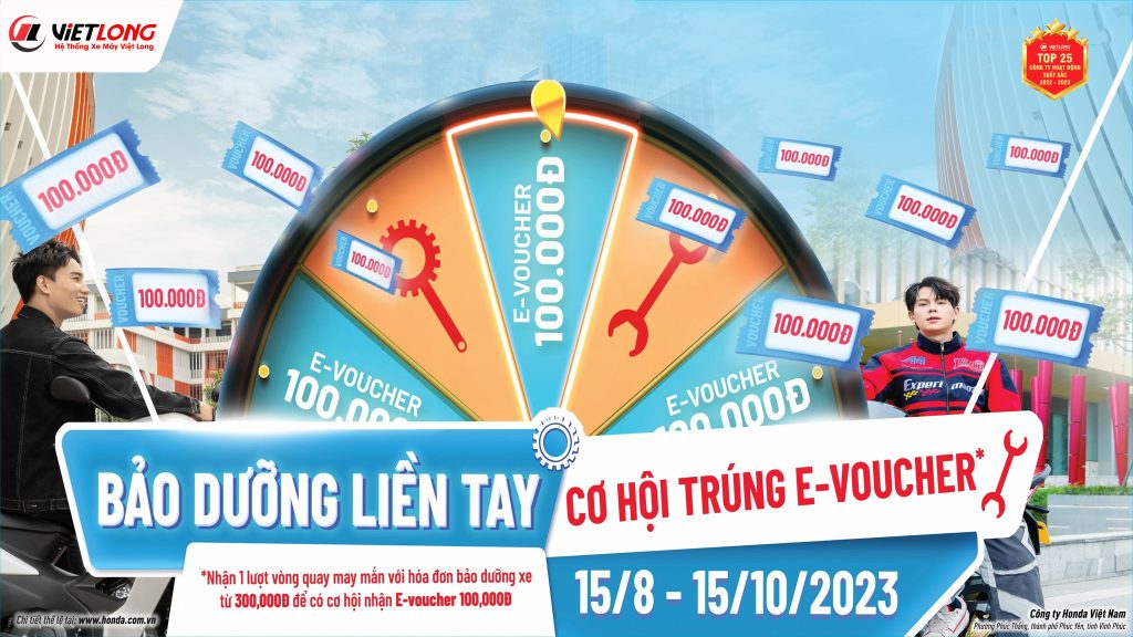 BẢO DƯỠNG LIỀN TAY – CƠ HỘI TRÚNG E-VOUCHER