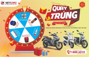 CHƯƠNG TRÌNH KHUYẾN MẠI “QUAY LÀ TRÚNG” TẠI HEAD VIỆT LONG