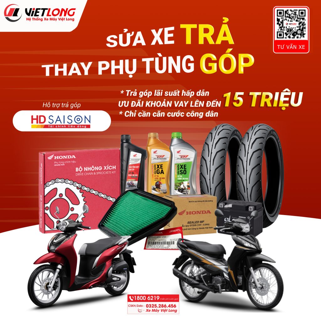 SỬA XE TRẢ GÓP THAY PHỤ TÙNG TRẢ GÓP