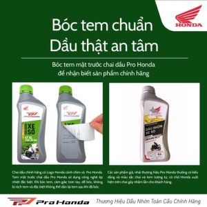 Cảnh Báo Hàng Giả, Nhái Thương Hiệu Dầu Nhờn Pro Honda