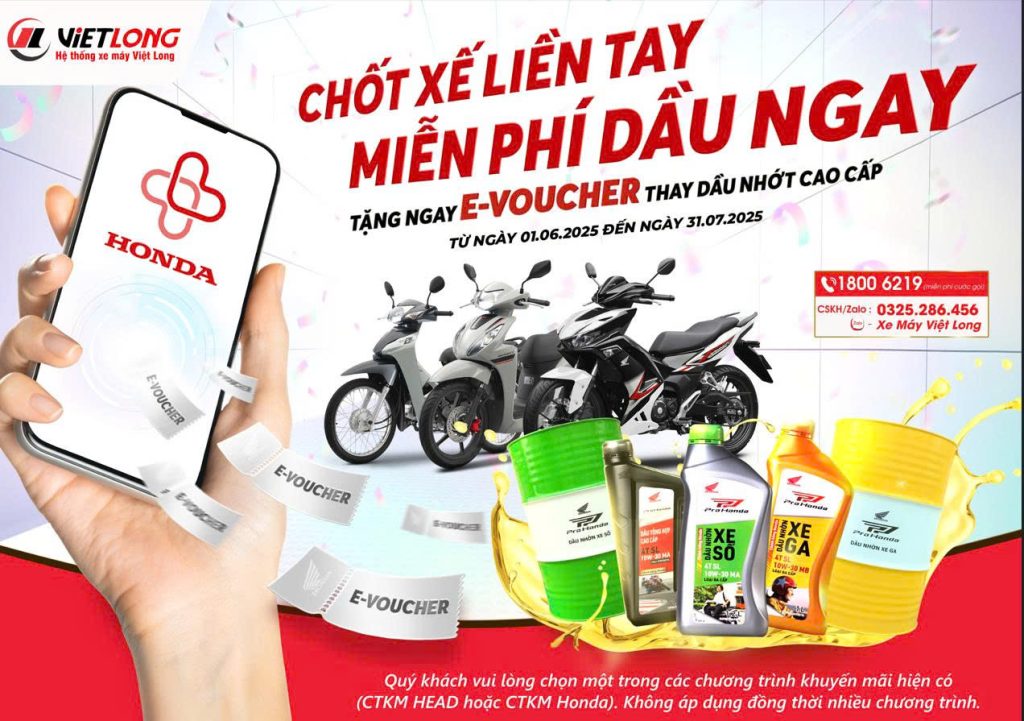 🎉 CHỐT XE LIỀN TAY – MIỄN PHÍ THAY DẦU NGAY! 🛵