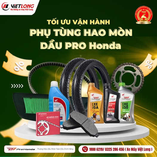⚙️ TỐI ƯU HIỆU SUẤT – BẢO VỆ XE TOÀN DIỆN CHỌN PHỤ TÙNG CHÍNH HÃNG TẠI HEAD VIỆT LONG! 🔧