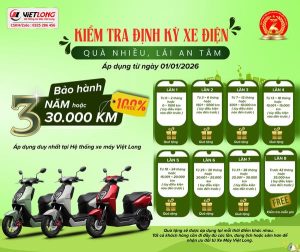 📢KIỂM TRA XE ĐIỆN MIỄN PHÍ – QUÀ TRAO TAY, LÁI AN TÂM MỖI NGÀY