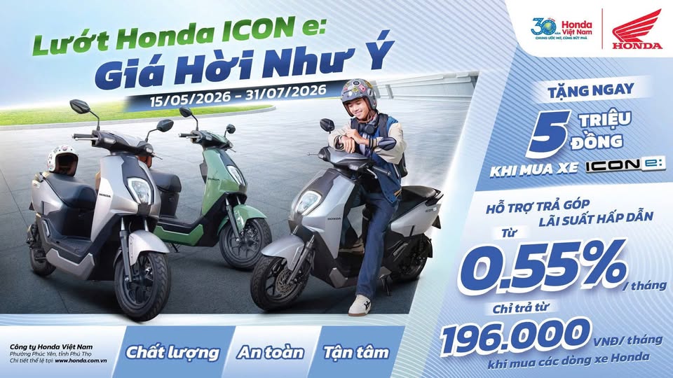⚡ LƯỚT HONDA ICON e: – GIÁ HỜI NHƯ Ý ⚡