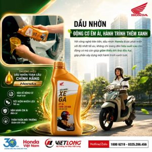 🛵 ĐỘNG CƠ ÊM ÁI – HÀNH TRÌNH THÊM XANH CÙNG DẦU NHỜN PRO HONDA 🌿